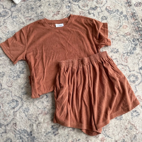 Morning Dip Pants - Morning Dip french terry set